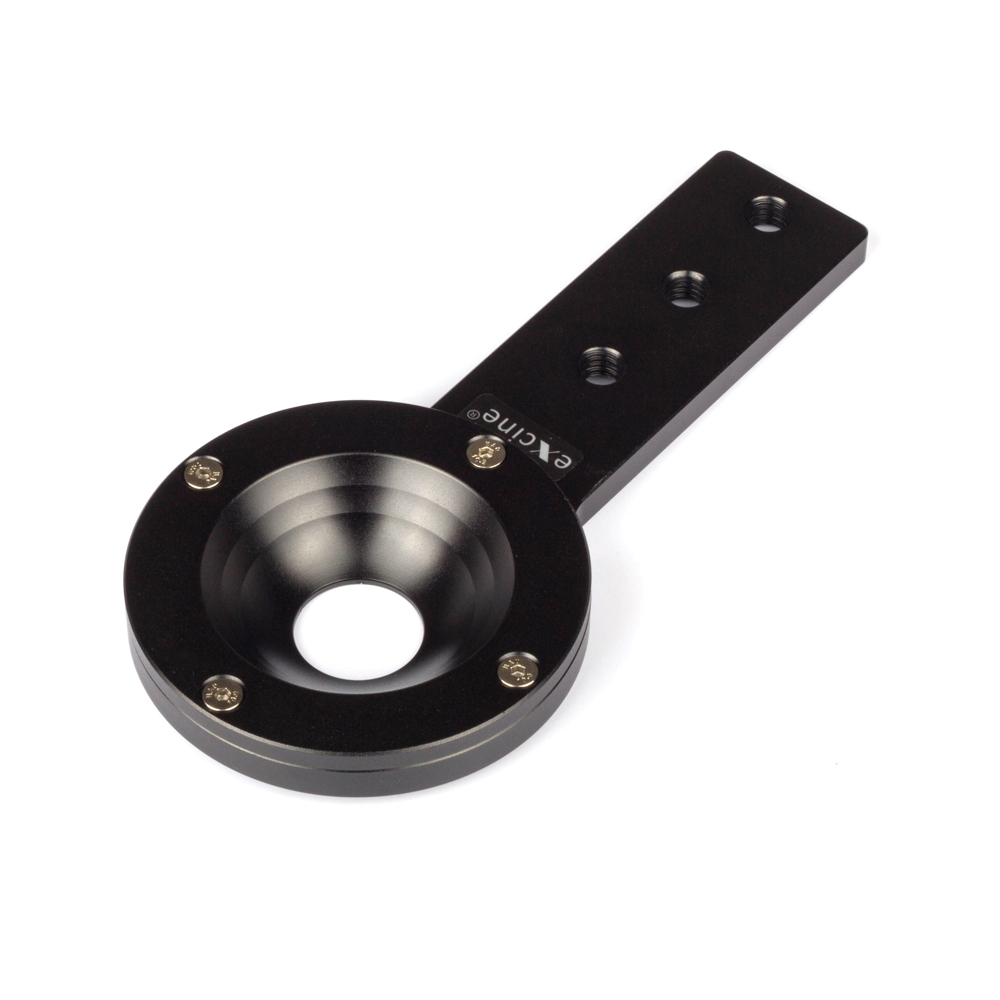 Camera Slider Rail - 75 مللي متر نصف الكرة عاء