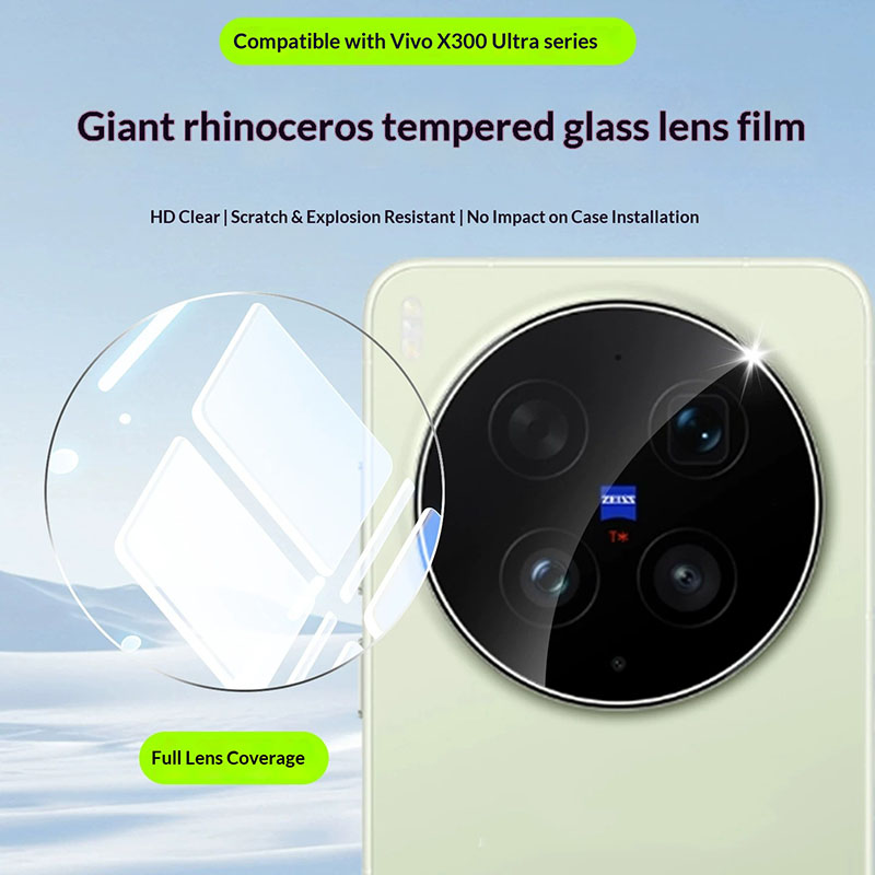 Photography Kit Vivo X300 Ultra - واقي عدسة الكاميرا بالغراء الكامل لهاتف