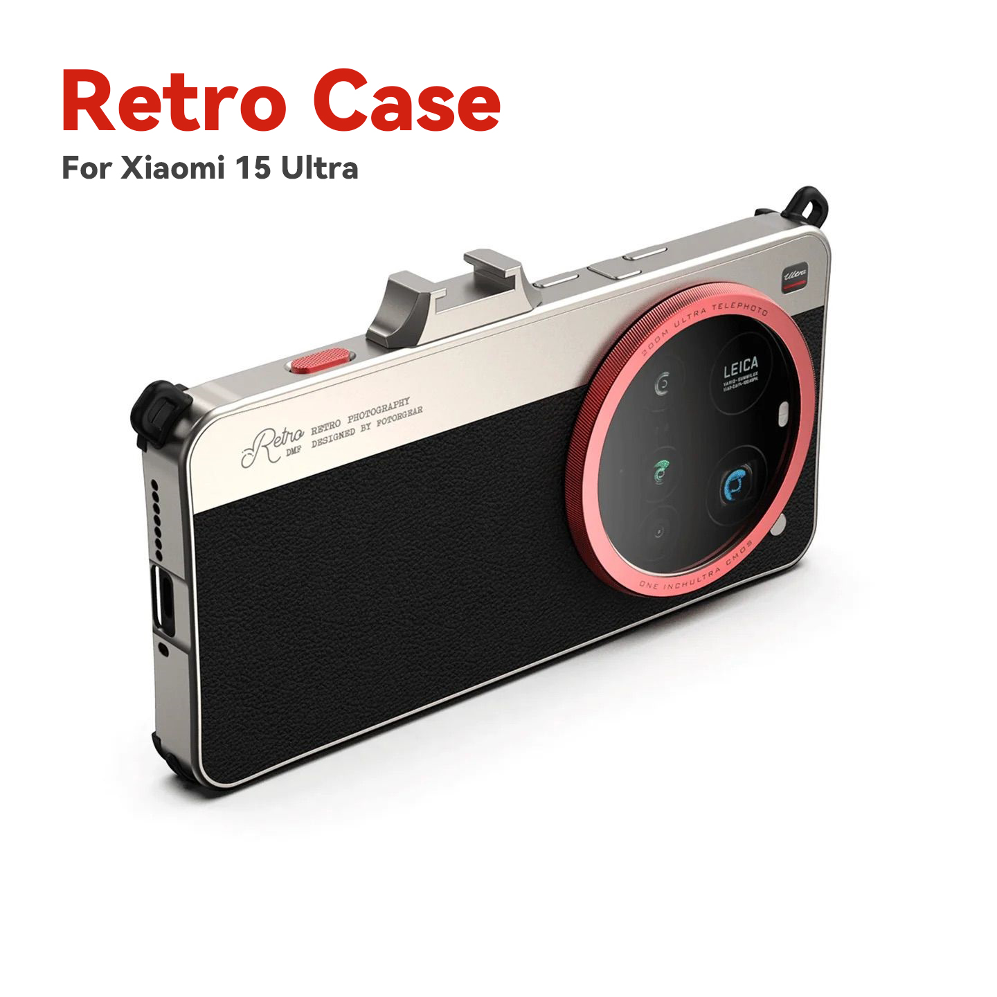 Photography Xiaomi 15 Ultra - حافظة هاتف من سلسلة Fotorgear Retro