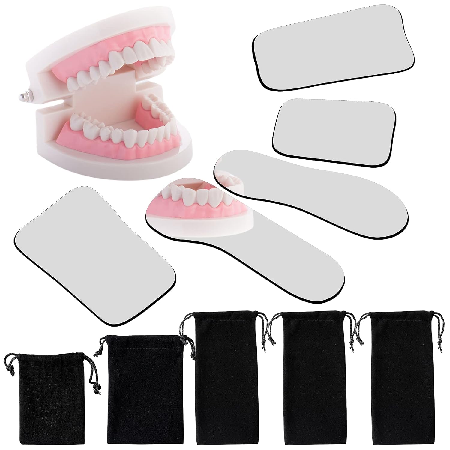 Photography Dental - 5 قطعة مرآة الفم للأسنان عاكس