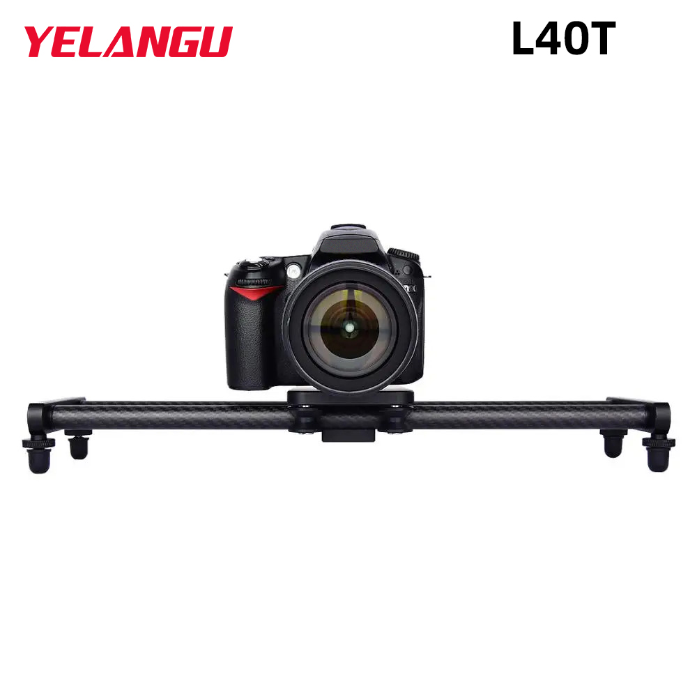 Camera Slider Rail - YELANGU 40 سنتيمتر ألياف الكربون كاميرا
