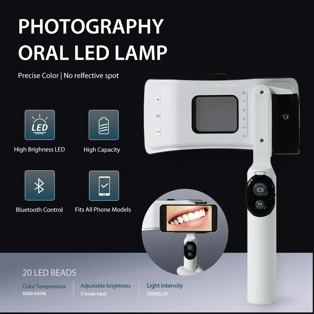 ضوء تصوير الأسنان للهاتف مع تق - مراجعة Photography Dental وسعره