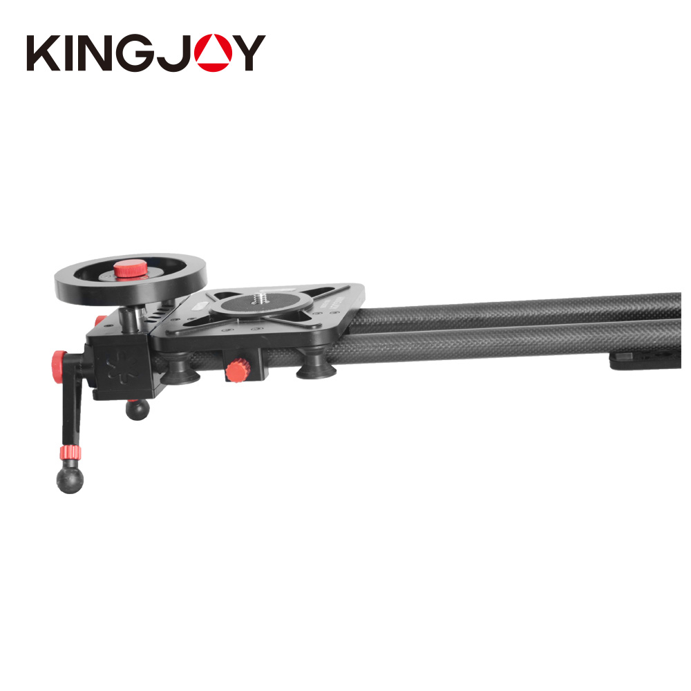 Kingjoy ألياف الكربون Dslr كام - مراجعة Camera Slider Rail وسعره