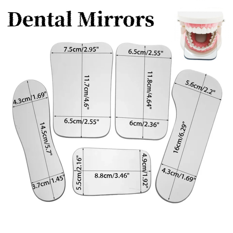 مرايا أسنان زجاجية عاكسة مزدوج - مراجعة Photography Dental وسعره