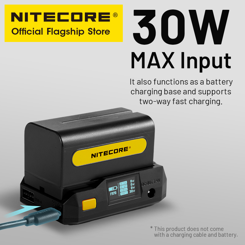 NITECORE BAP10 NP-F لوحة مهايئ - مراجعة Photography Unit وسعره