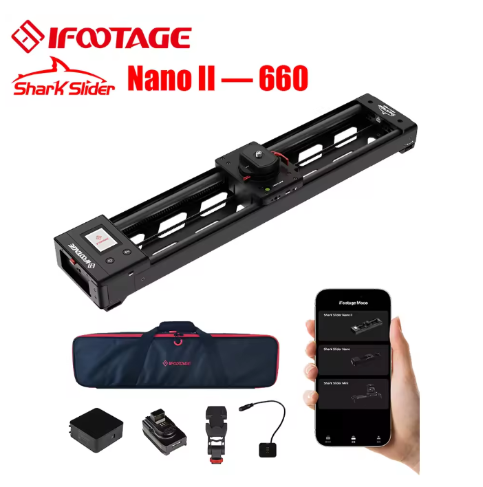 IFOOTAGE Shark Slider Nano II  - مراجعة Camera Slider Rail وسعره