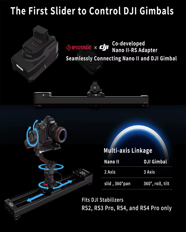 IFOOTAGE Shark Slider Nano II  - مراجعة Camera Slider Rail وسعره
