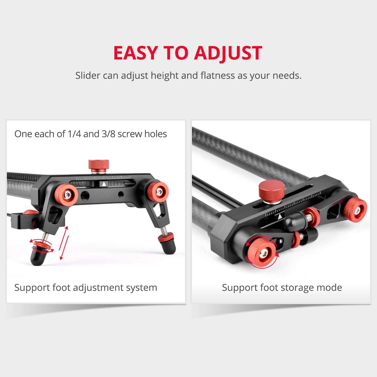 المهنية الكهربائية حامل كاميرا - مراجعة Camera Slider Rail وسعره