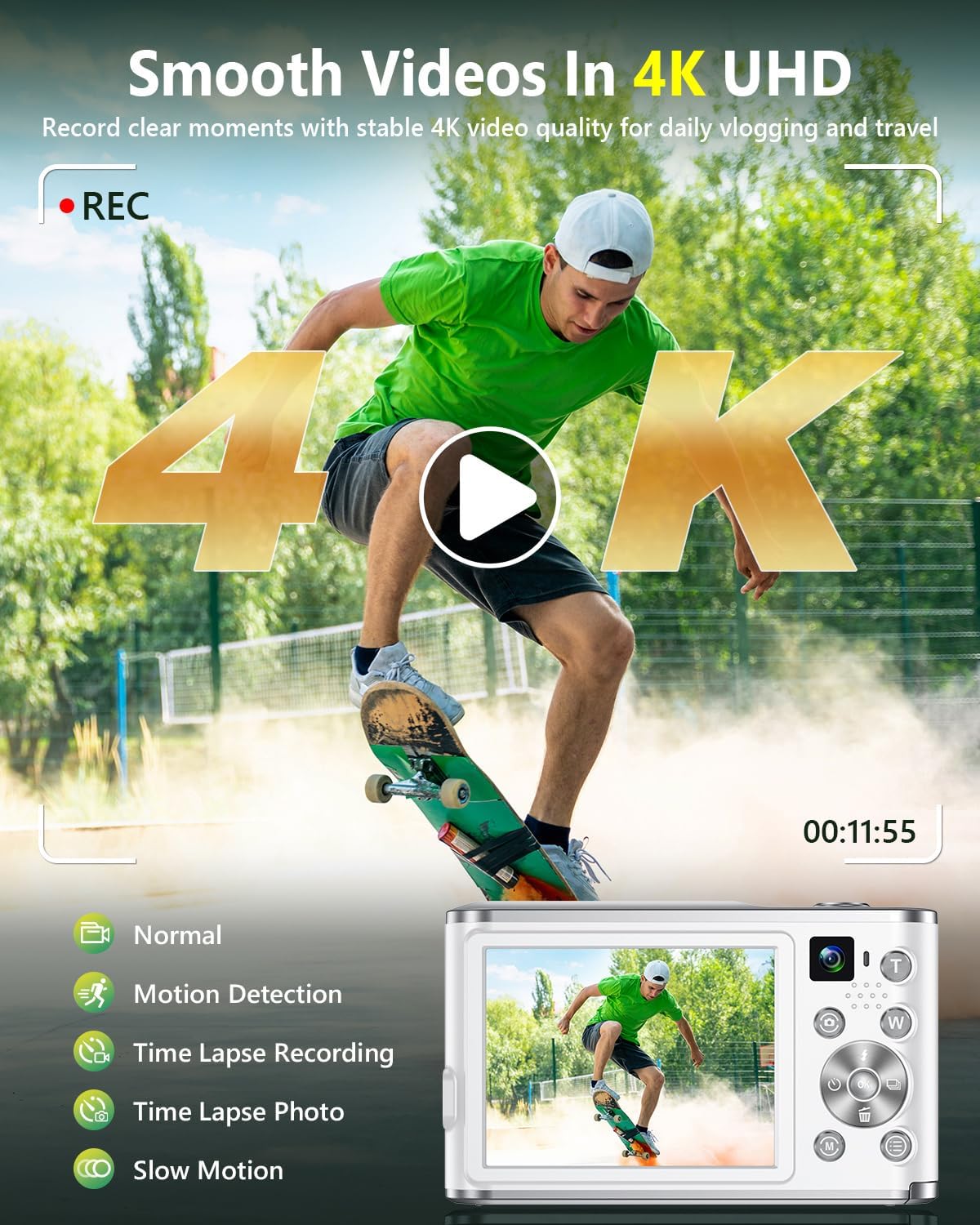 كاميرا رقمية بدقة 4K للتصوير ا - مراجعة Photography Youtube وسعره